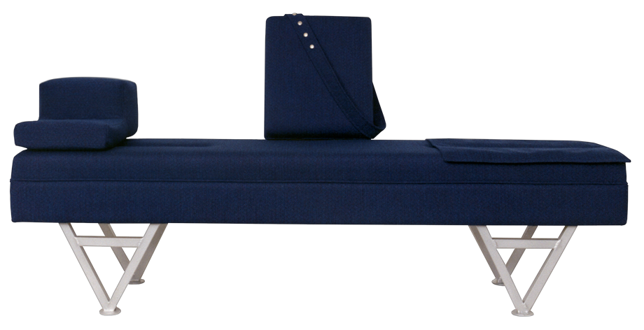 Navy upholstery